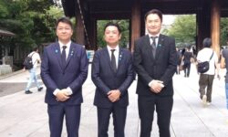 「終戦の日 靖國神社昇殿参拝」と「都内戦災震災殉難者慰霊祭」